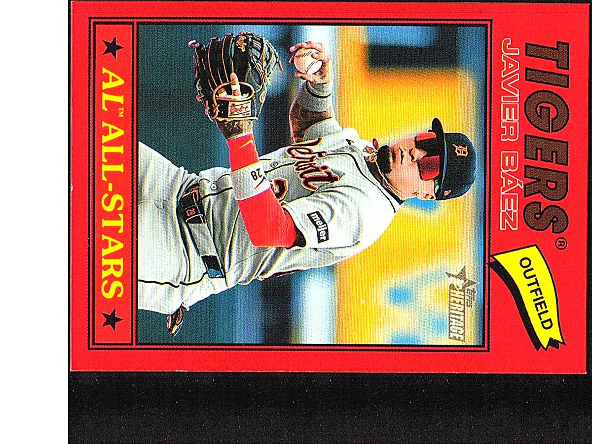 2026 Topps Heritage #107 Javier Báez Red
