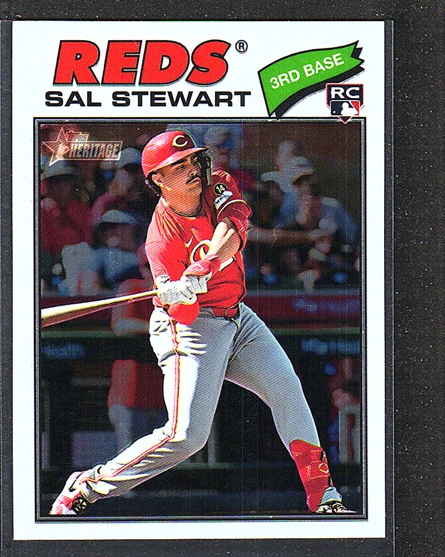 2026 Topps Heritage #221 Sal Stewart Chrome