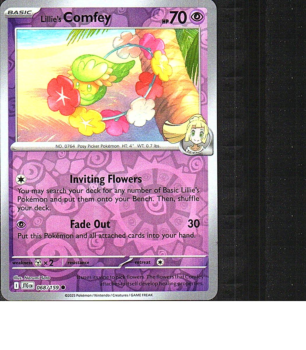 SV09: Journey Together #068/159 Lillie's Comfey