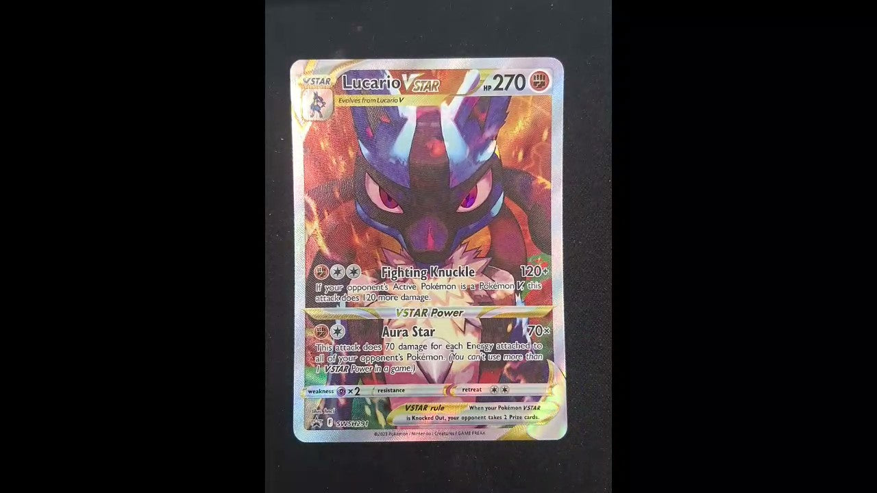 Lucario VSTAR #SWSH291 SWSH: Sword & Shield Promo Cards Promo,Holo