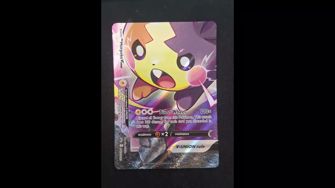 Morpeko V-Union (SWSH287-290) #SWSH290 Jumbo Cards Promo,Holo
