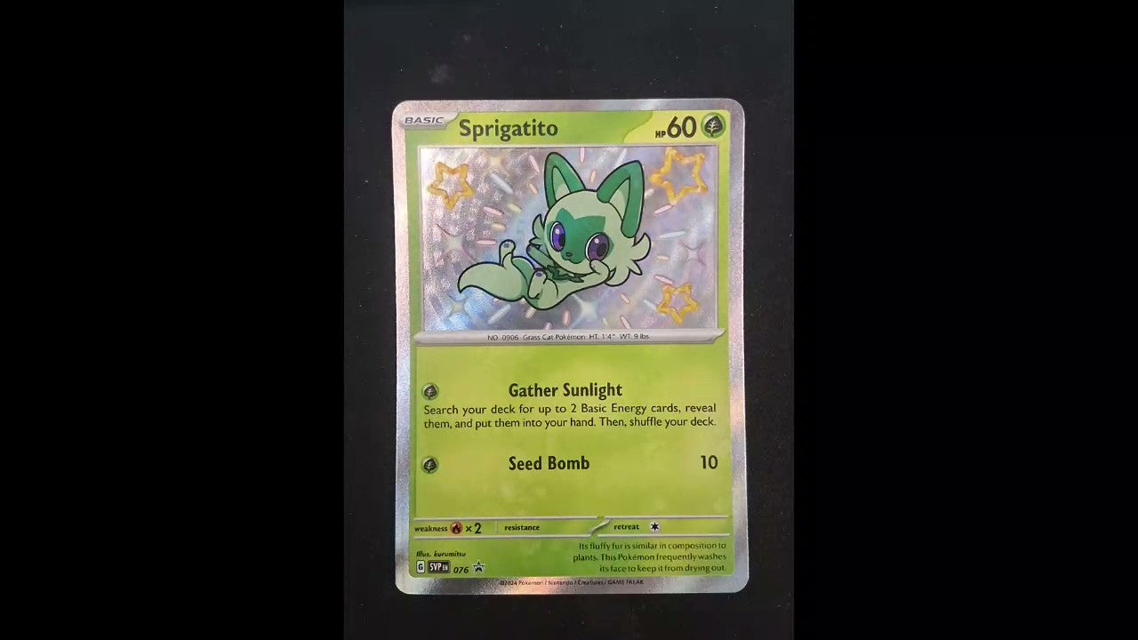 Sprigatito #076 SV: Scarlet & Violet Promo Cards Promo,Holo