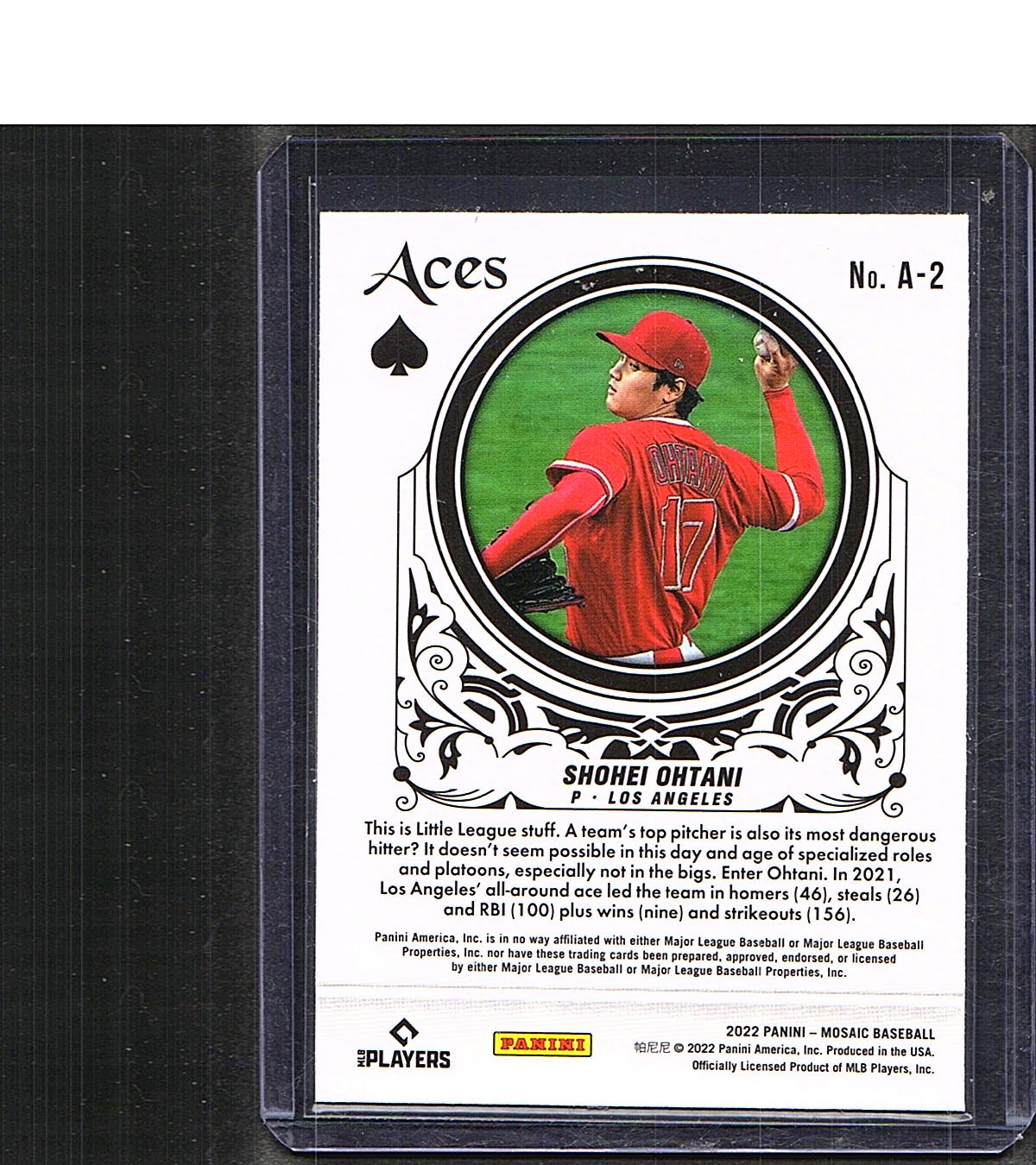 Shohei Ohtani #A-2 2022 Panini Mosaic