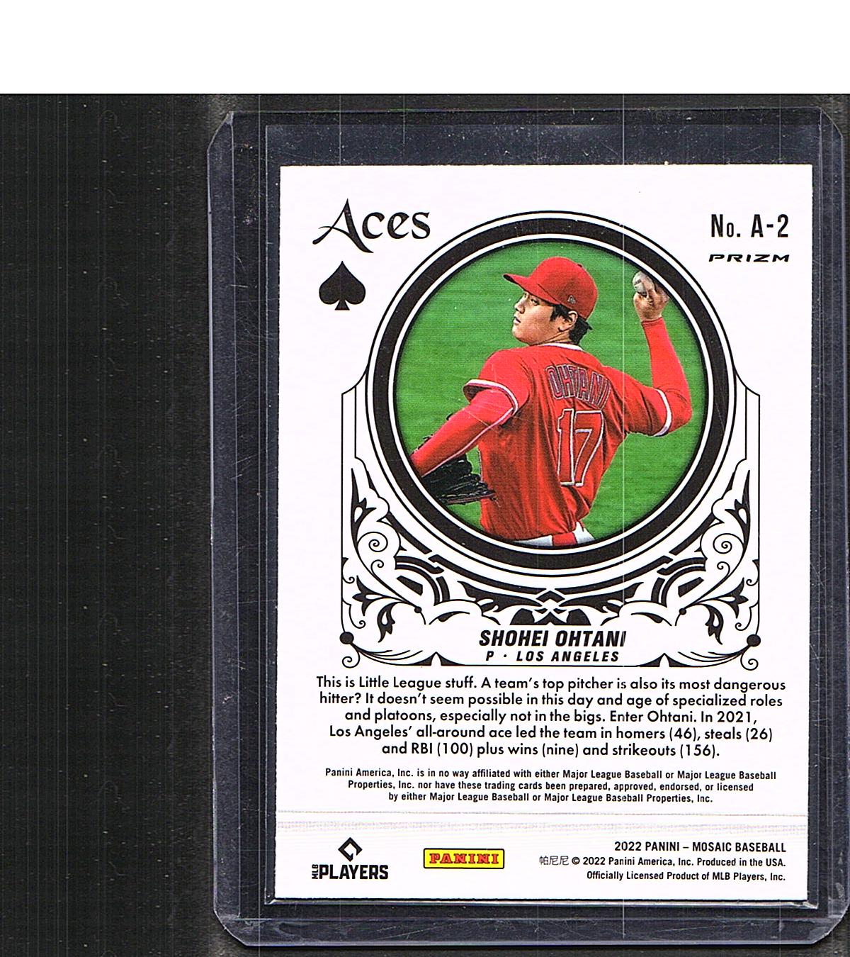Shohei Ohtani #A-2 2022 Panini Mosaic