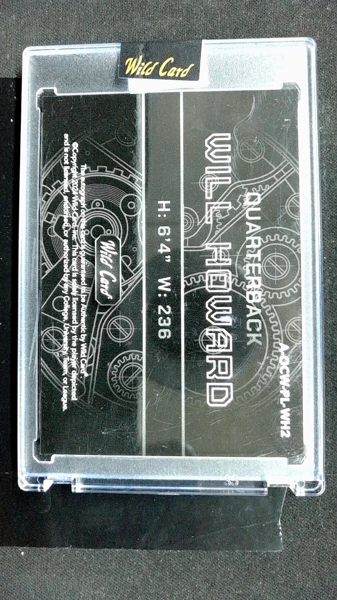 Will Howard #A-OCW-PL-WH1 2024 SN, Auto 1/2