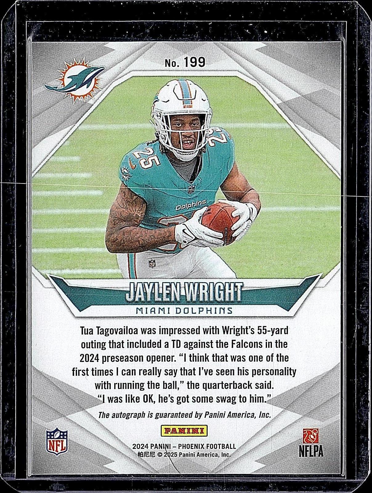 2024 Panini Phoenix #199 Jaylen Wright