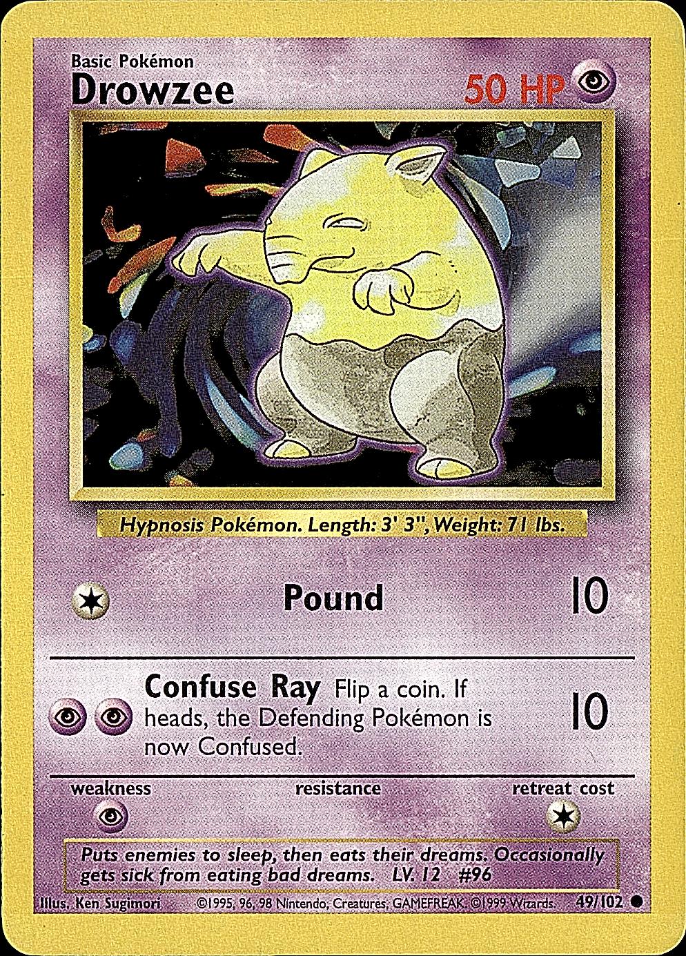 Base Set #049/102 Drowzee