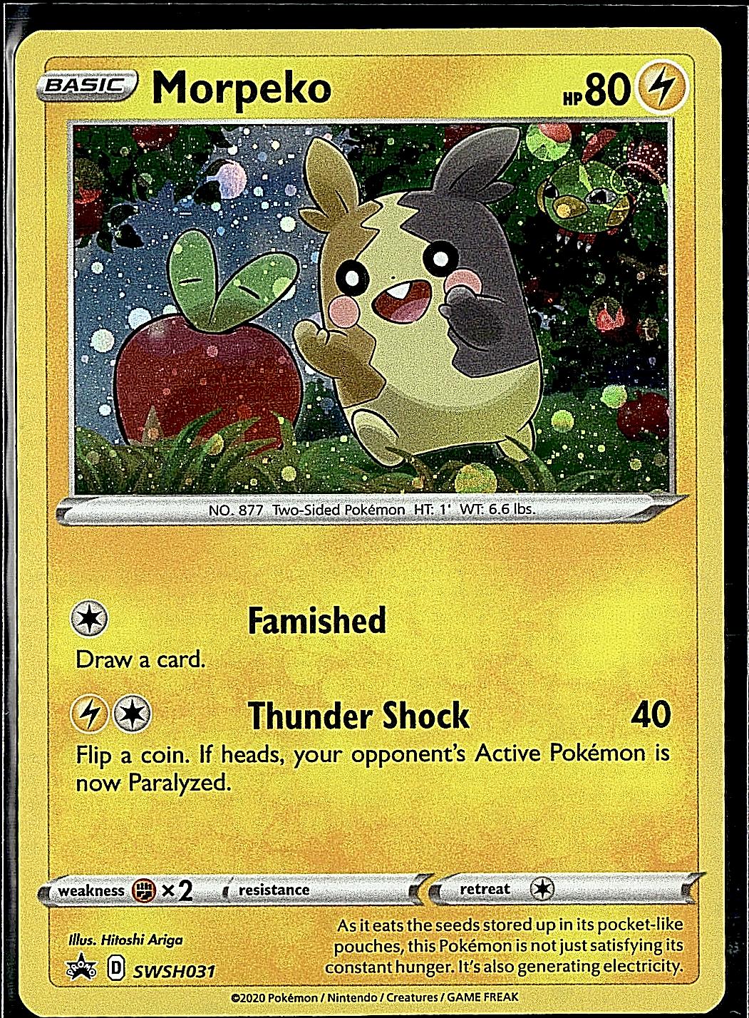 SWSH: Sword & Shield Promo Cards #SWSH031 Morpeko