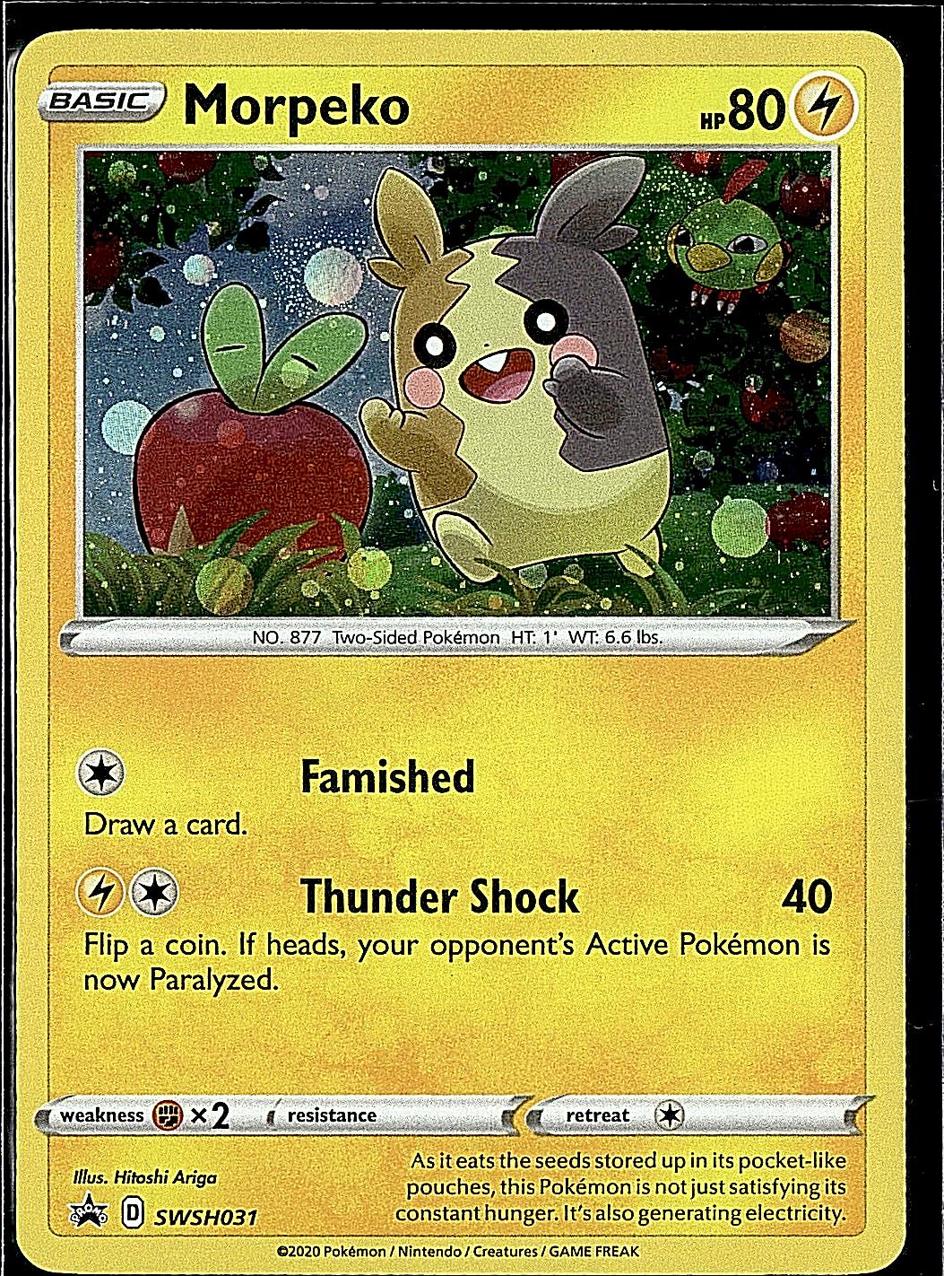 SWSH: Sword & Shield Promo Cards #SWSH031 Morpeko