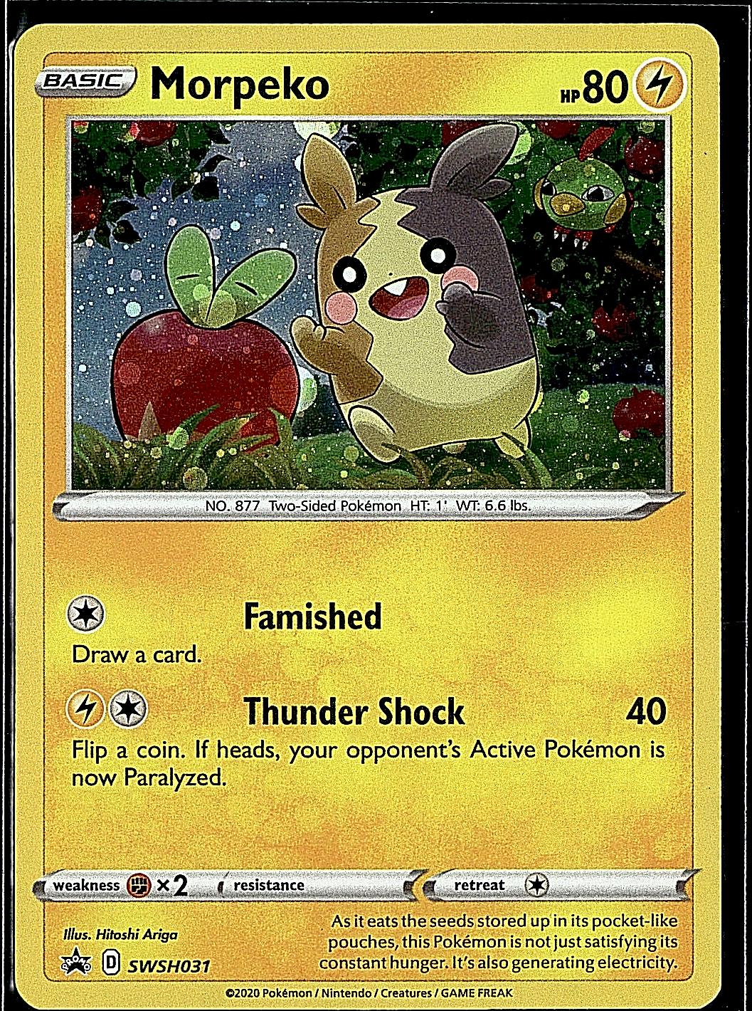 SWSH: Sword & Shield Promo Cards #SWSH031 Morpeko