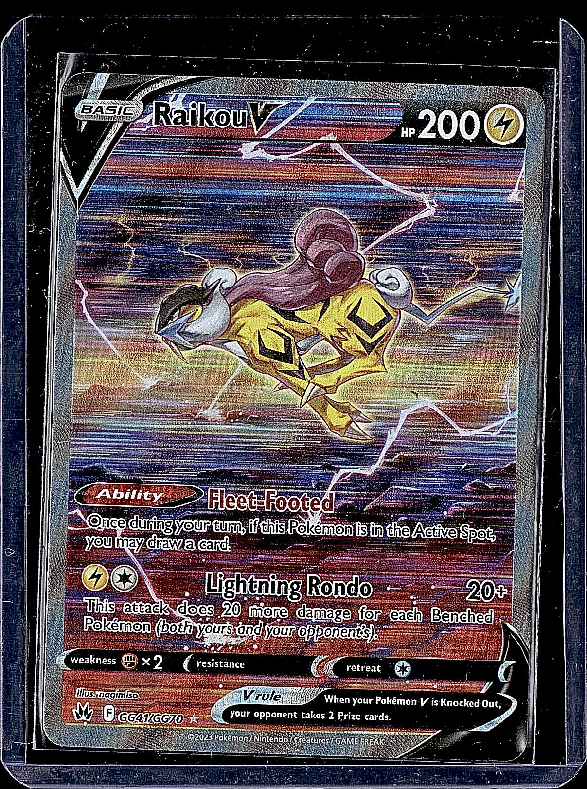 SWSH: Crown Zenith: Galarian Gallery #GG41/GG70 Raikou V