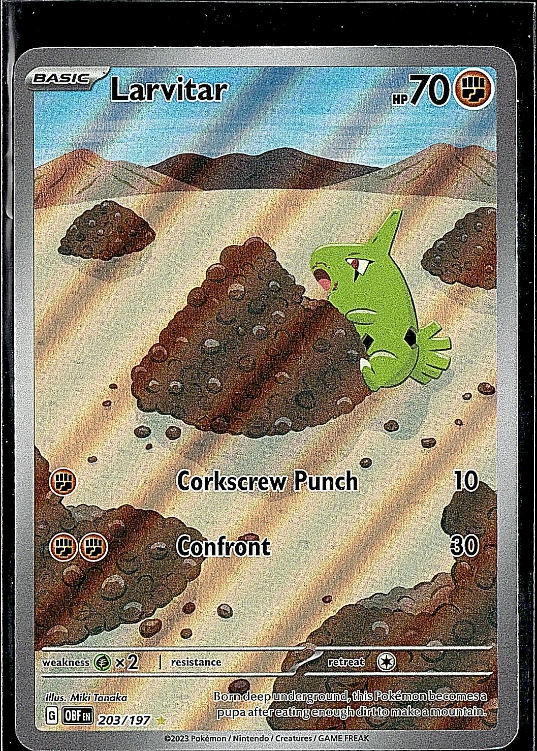 SV3: Ruler of the Black Flame #114/108 Larvitar