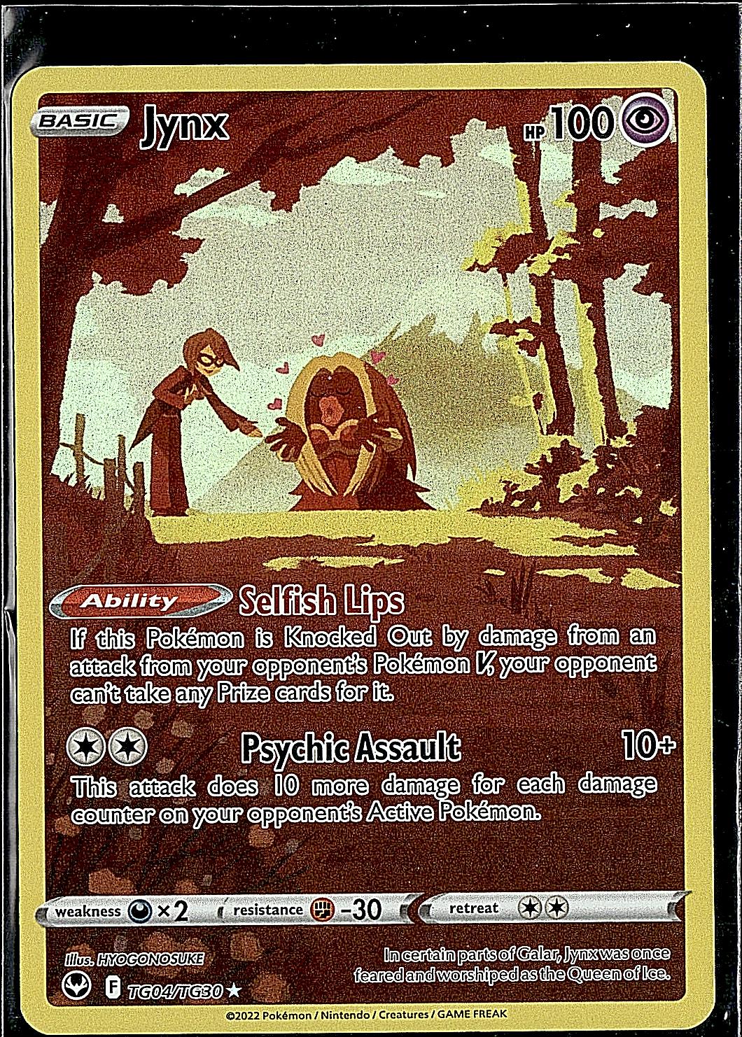 SWSH12: Silver Tempest Trainer Gallery #TG04/TG30 Jynx