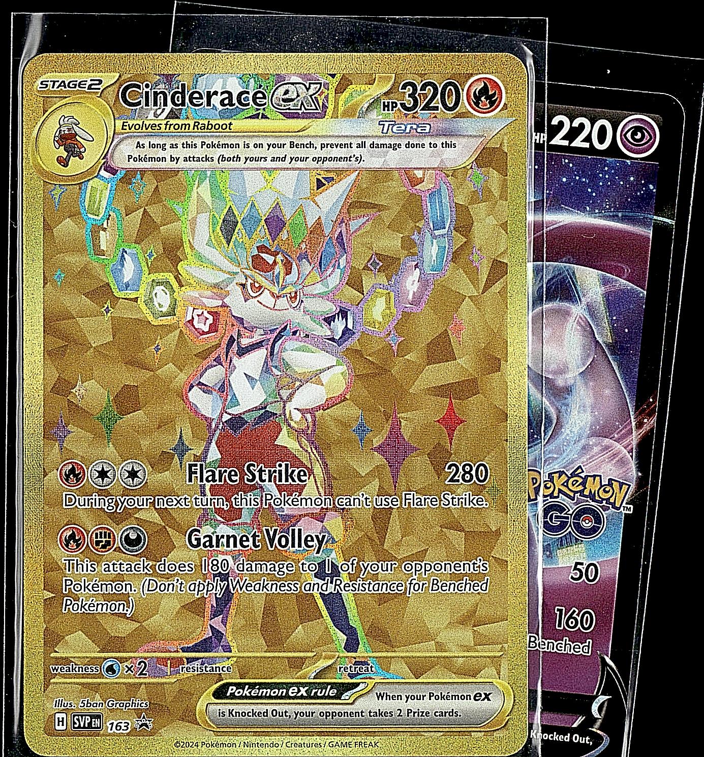 SV: Scarlet & Violet Promo Cards #163 Cinderace ex