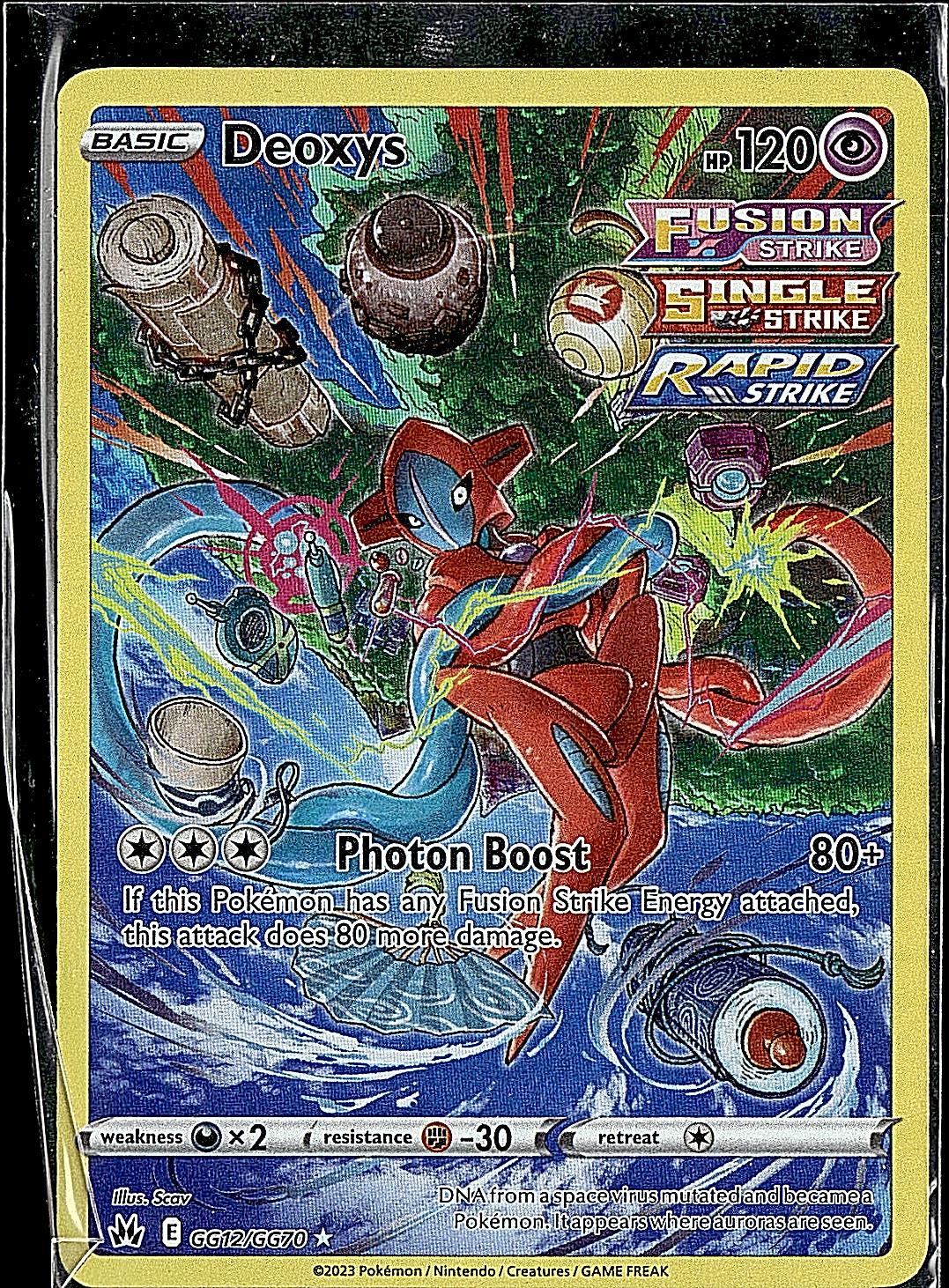 SWSH: Crown Zenith: Galarian Gallery #GG12/GG70 Deoxys