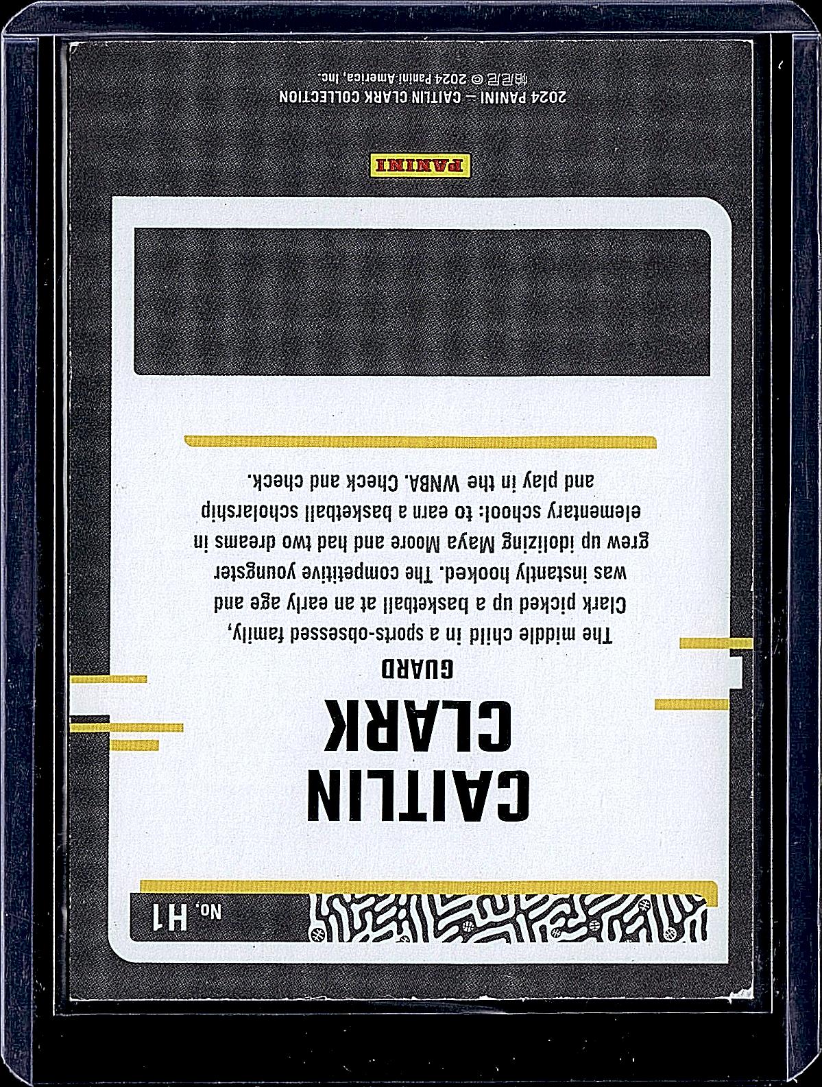 2024 Panini Caitlin Clark Collection #H1 Caitlin Clark Highlights