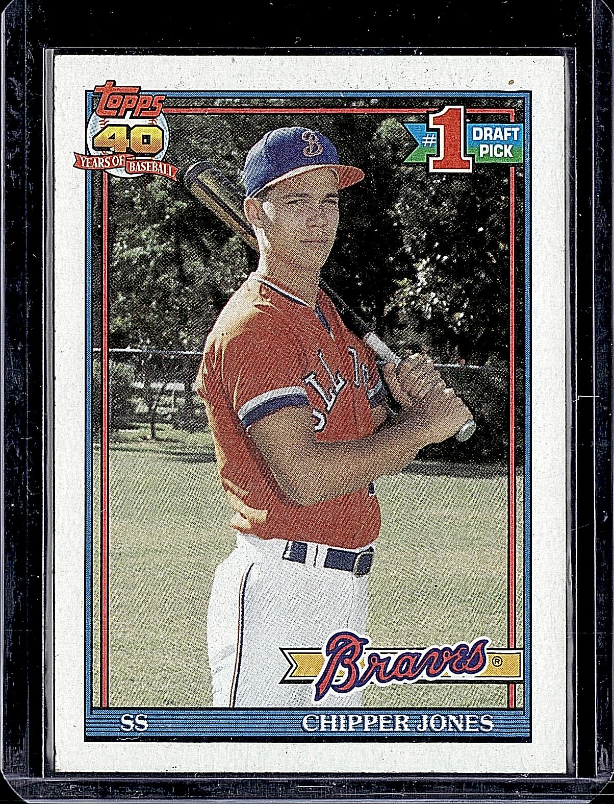 1991 Topps #333 Chipper Jones