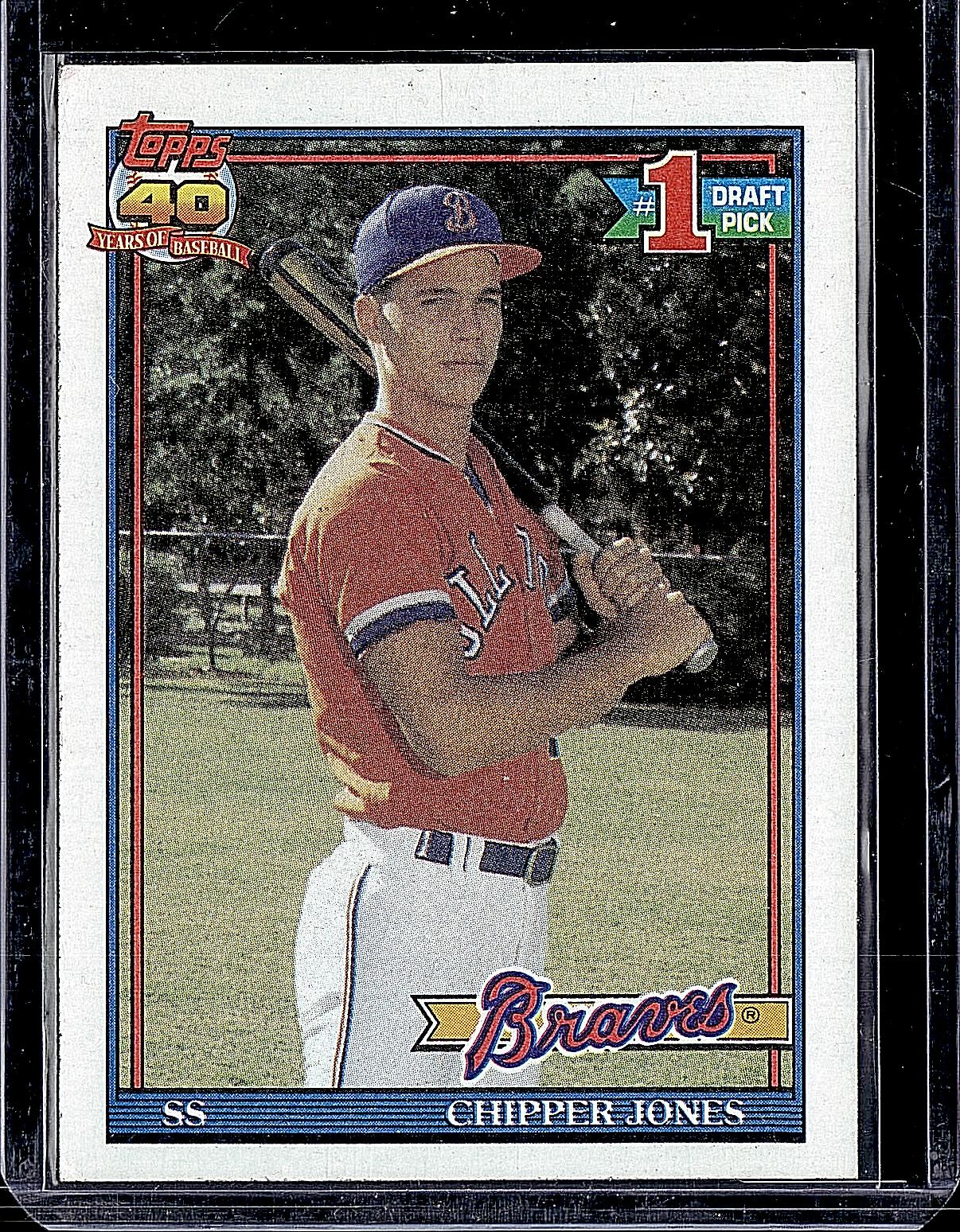 1991 Topps #333 Chipper Jones