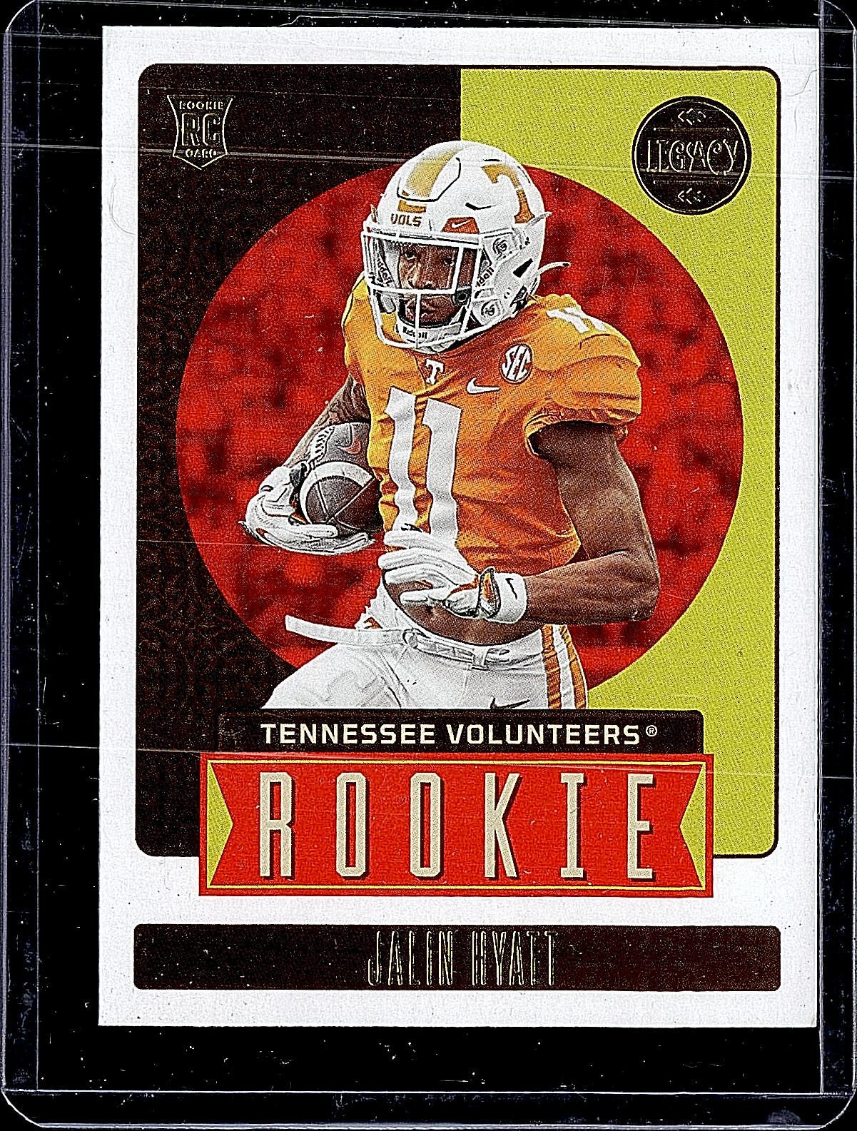 2023 Panini Legacy #165 Jalin Hyatt Yellow #/150