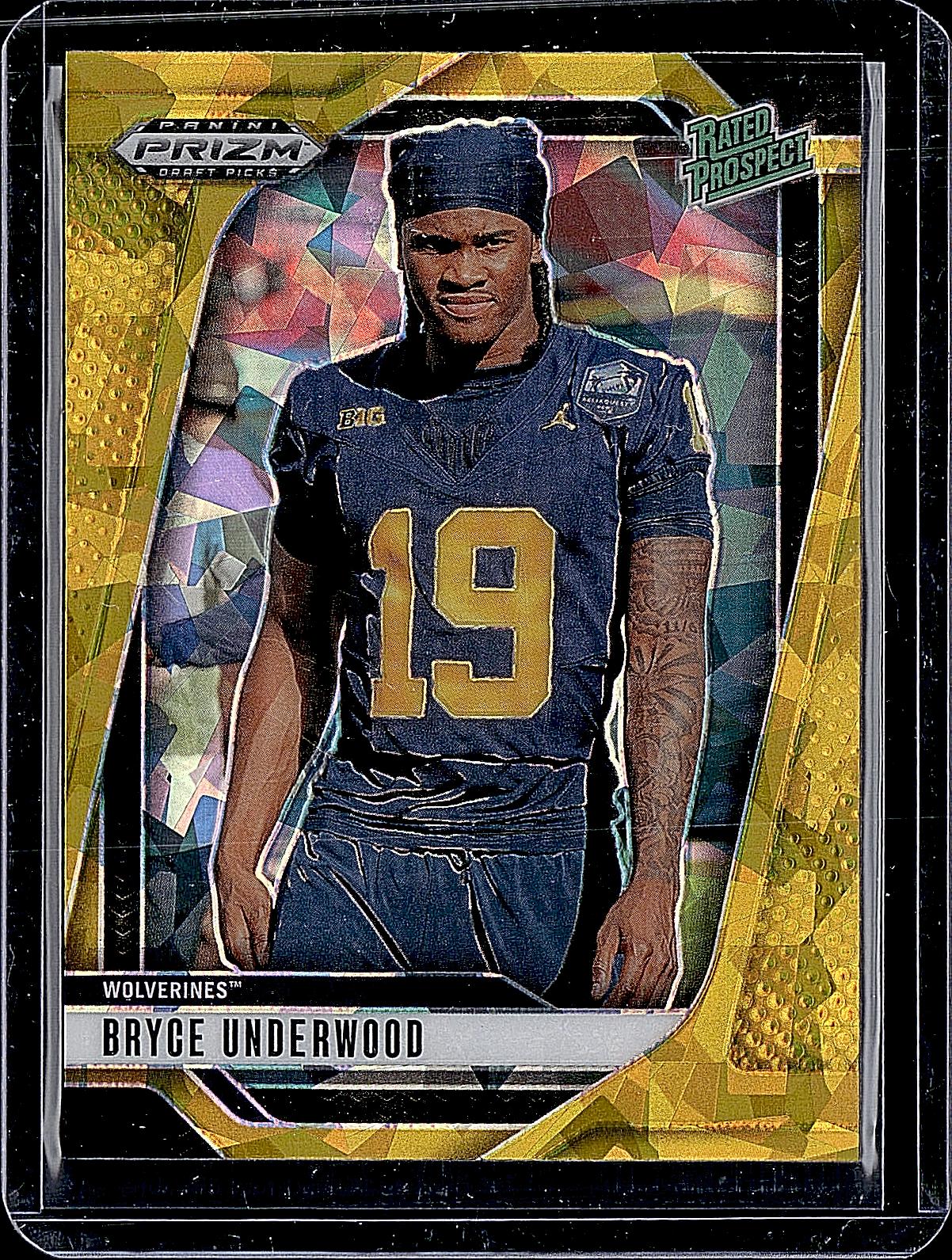 2025 Panini Prizm Draft Picks #28 Bryce Underwood Prizms Red Ice
