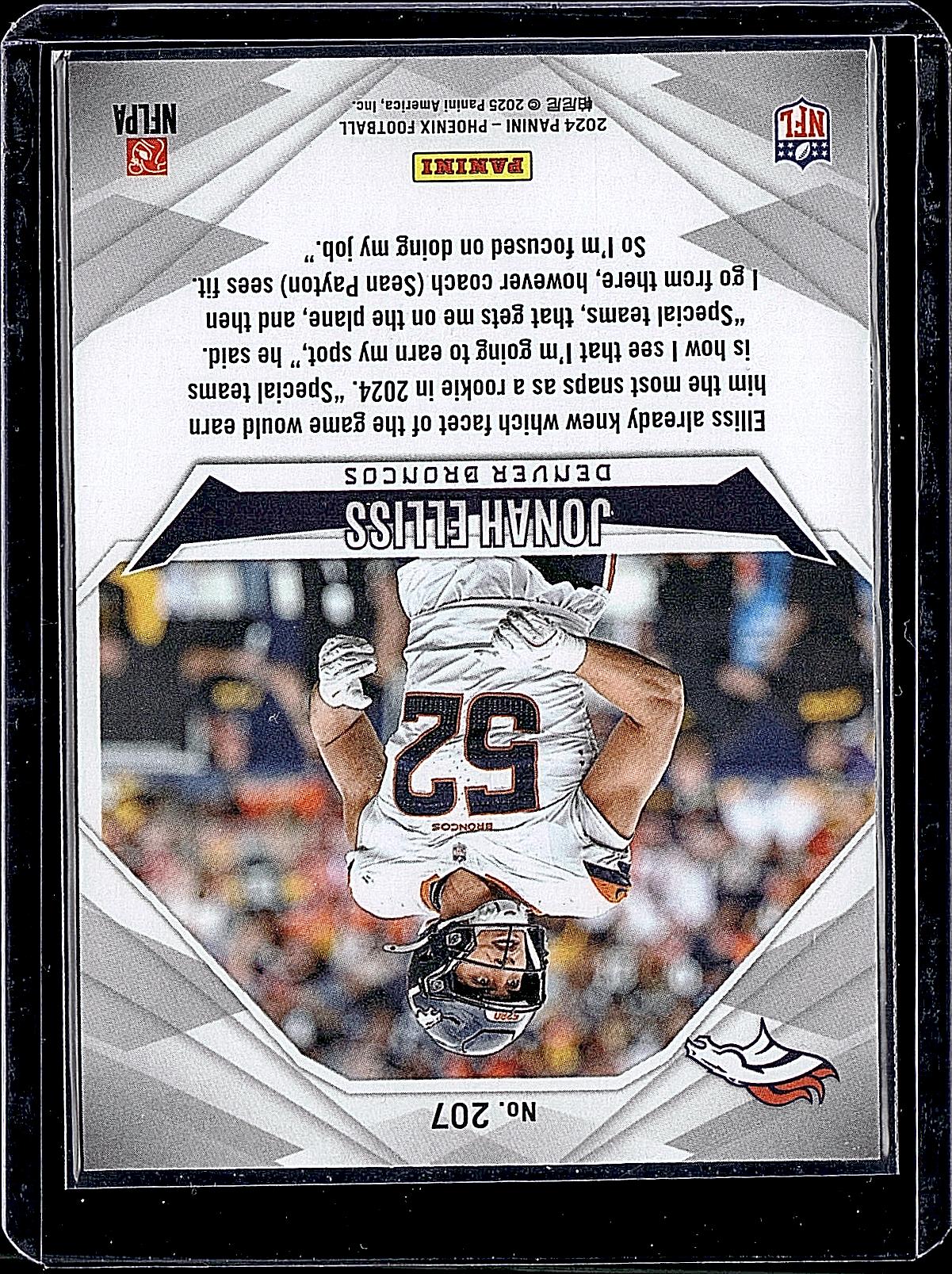 2024 Panini Phoenix #207 Jonah Elliss