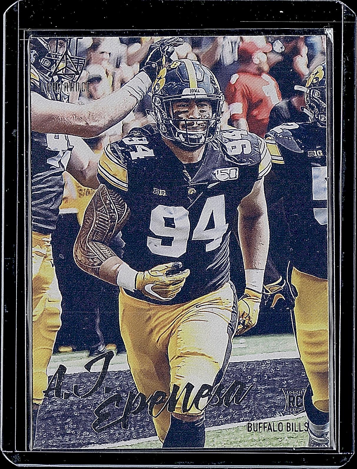 2020 Panini Luminance #135 A.J. Epenesa
