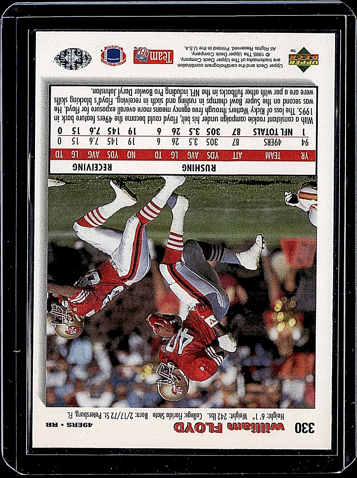 1995 Collector's Choice #330 William Floyd