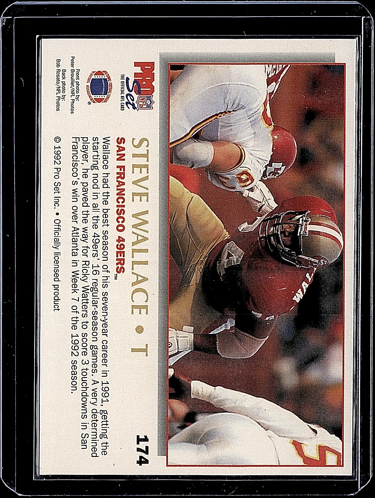 1992 Pro Set Power #174 Steve Wallace
