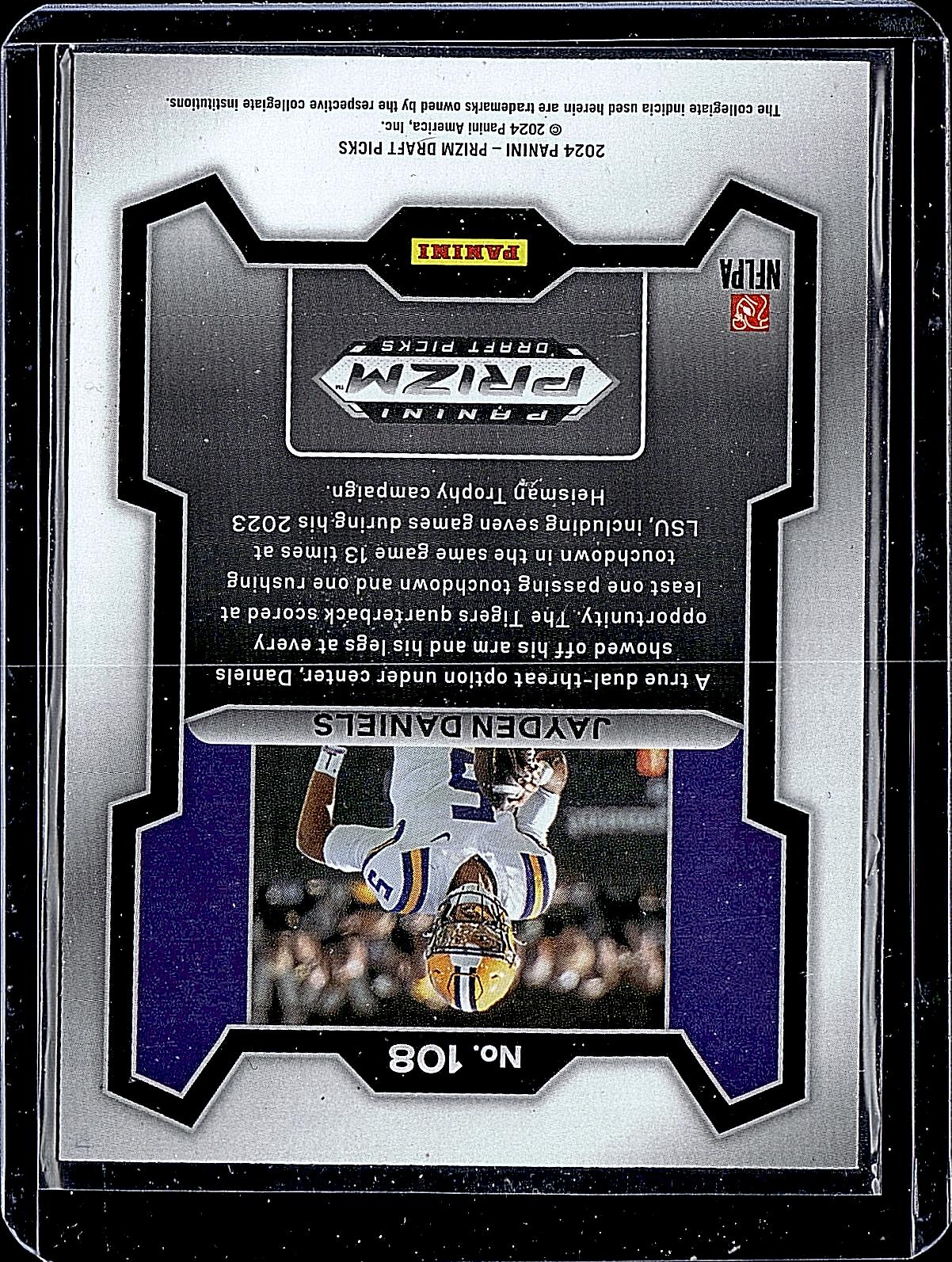 2024 Panini Prizm Draft Picks #108 Jayden Daniels