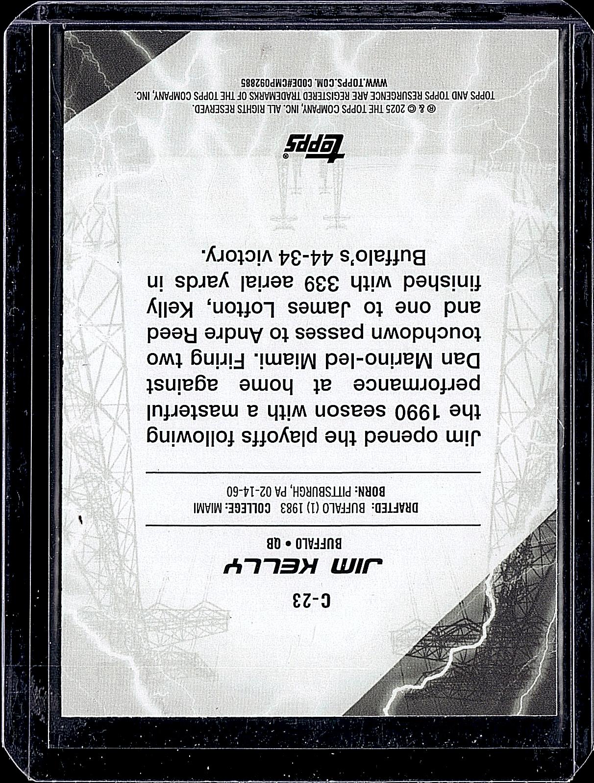 2024 Topps Resurgence #C-23 Jim Kelly Conductors