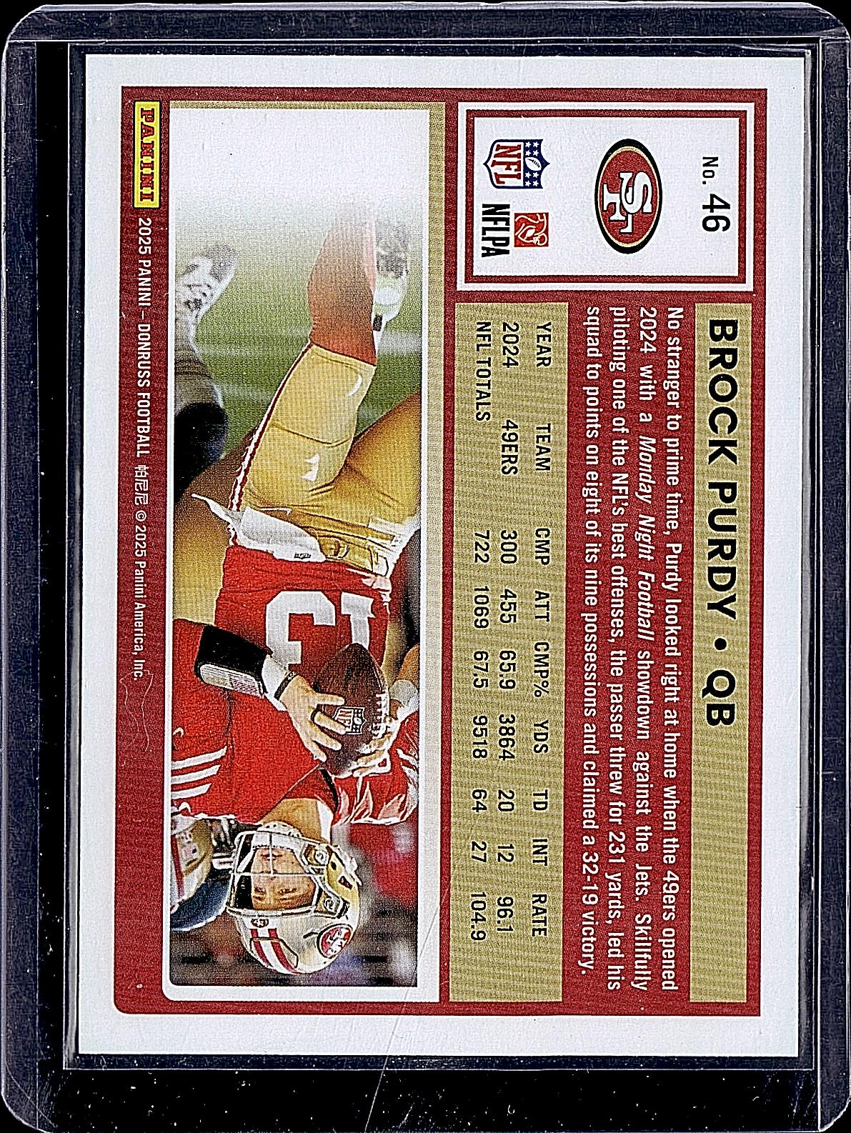 2025 Donruss #46 Brock Purdy