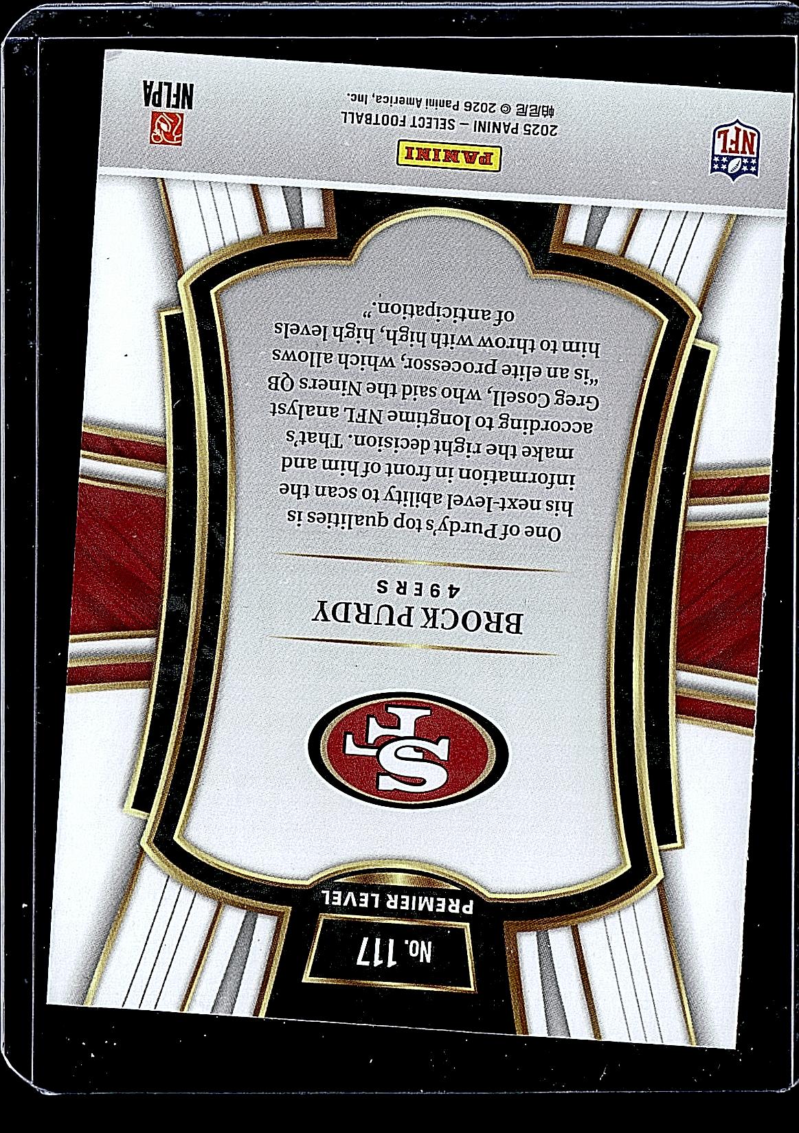 2025 Panini Select #117 Brock Purdy