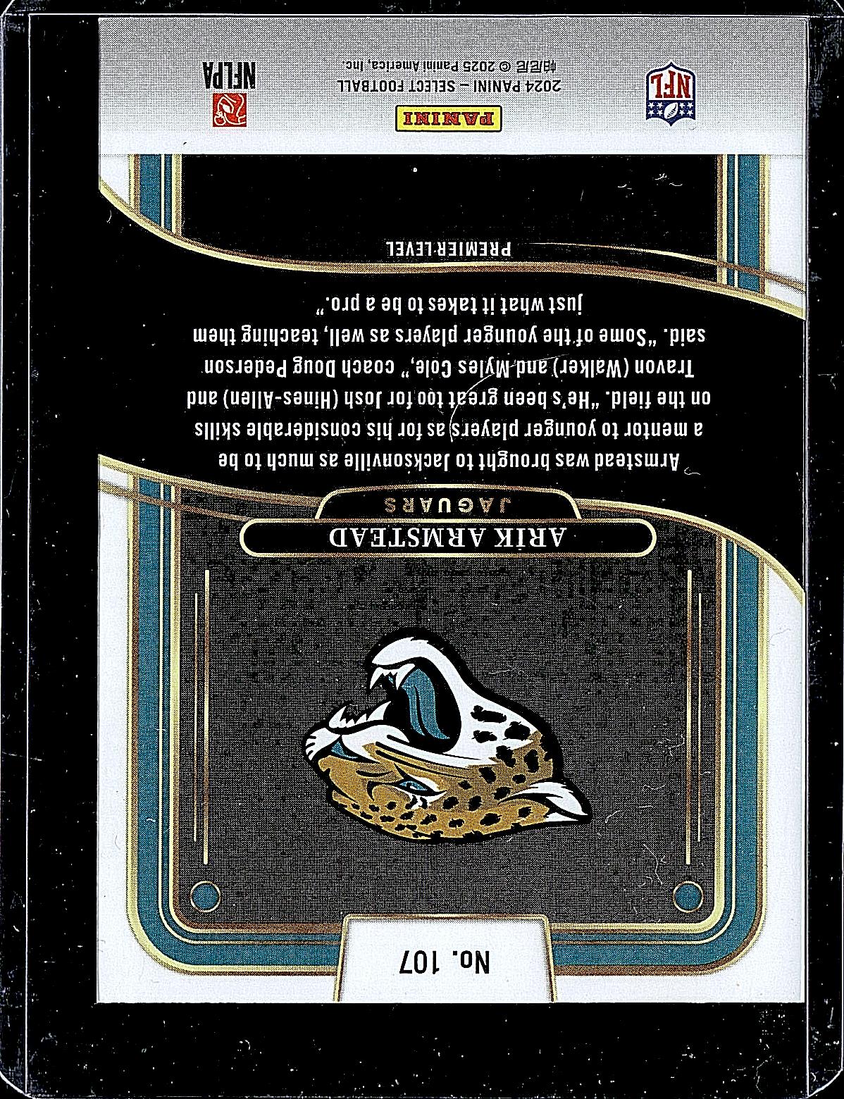 2024 Panini Select #107 Arik Armstead