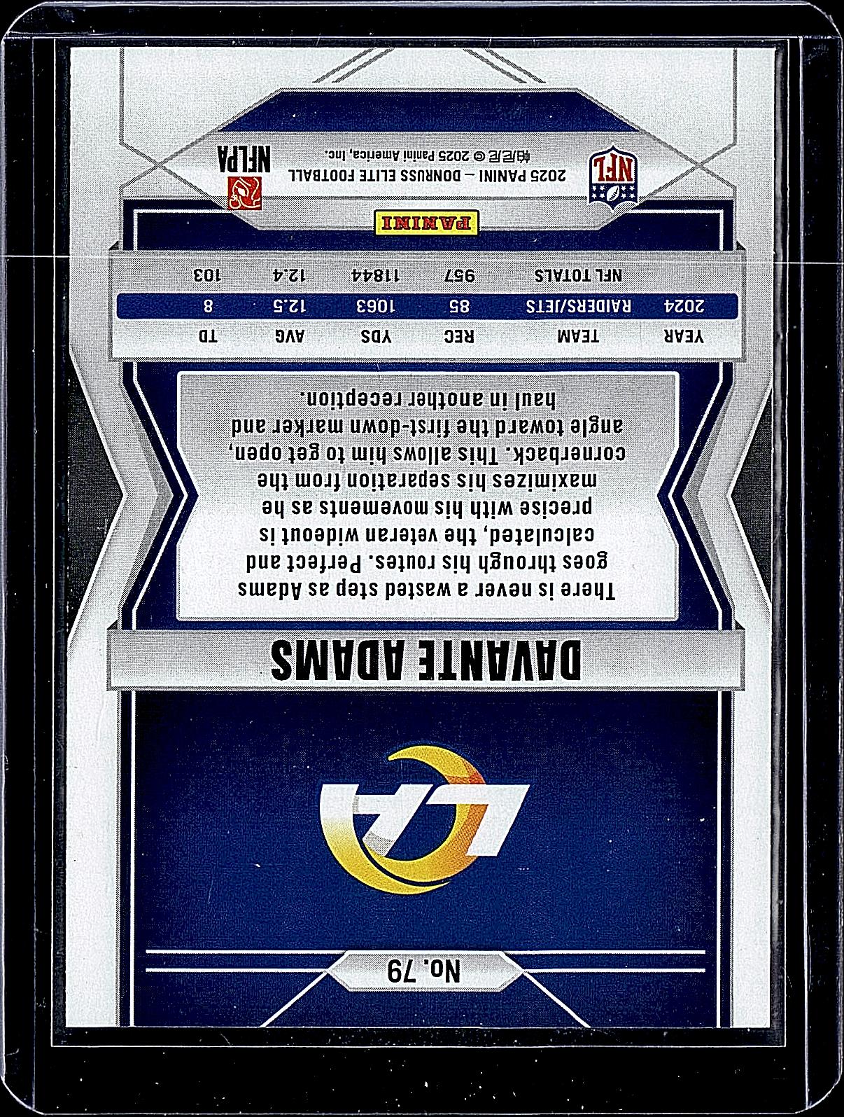 2025 Donruss Elite #79 Davante Adams