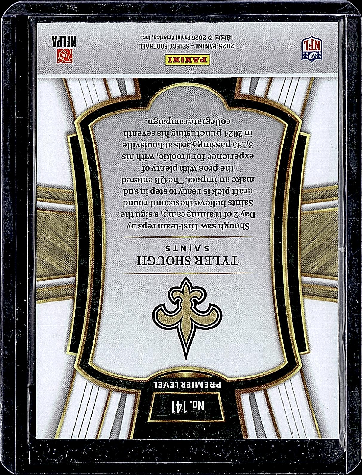 2025 Panini Select #141 Tyler Shough