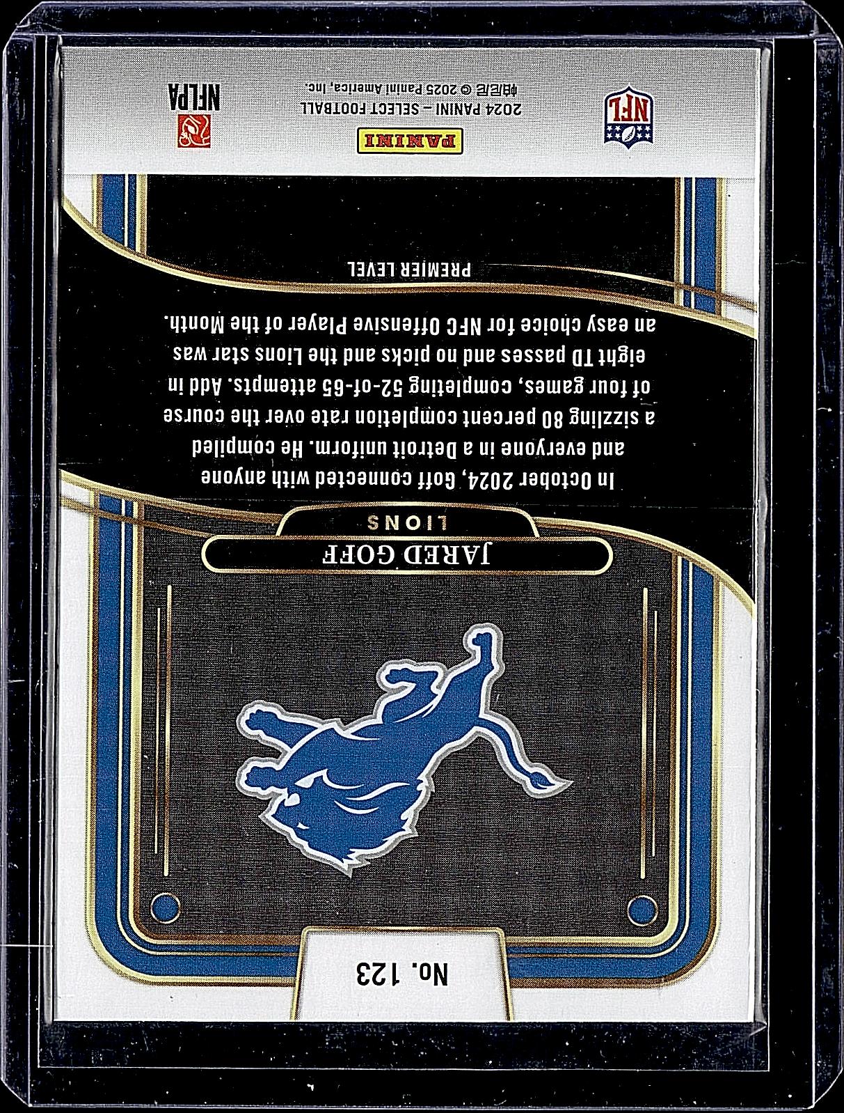 2024 Panini Select #123 Jared Goff