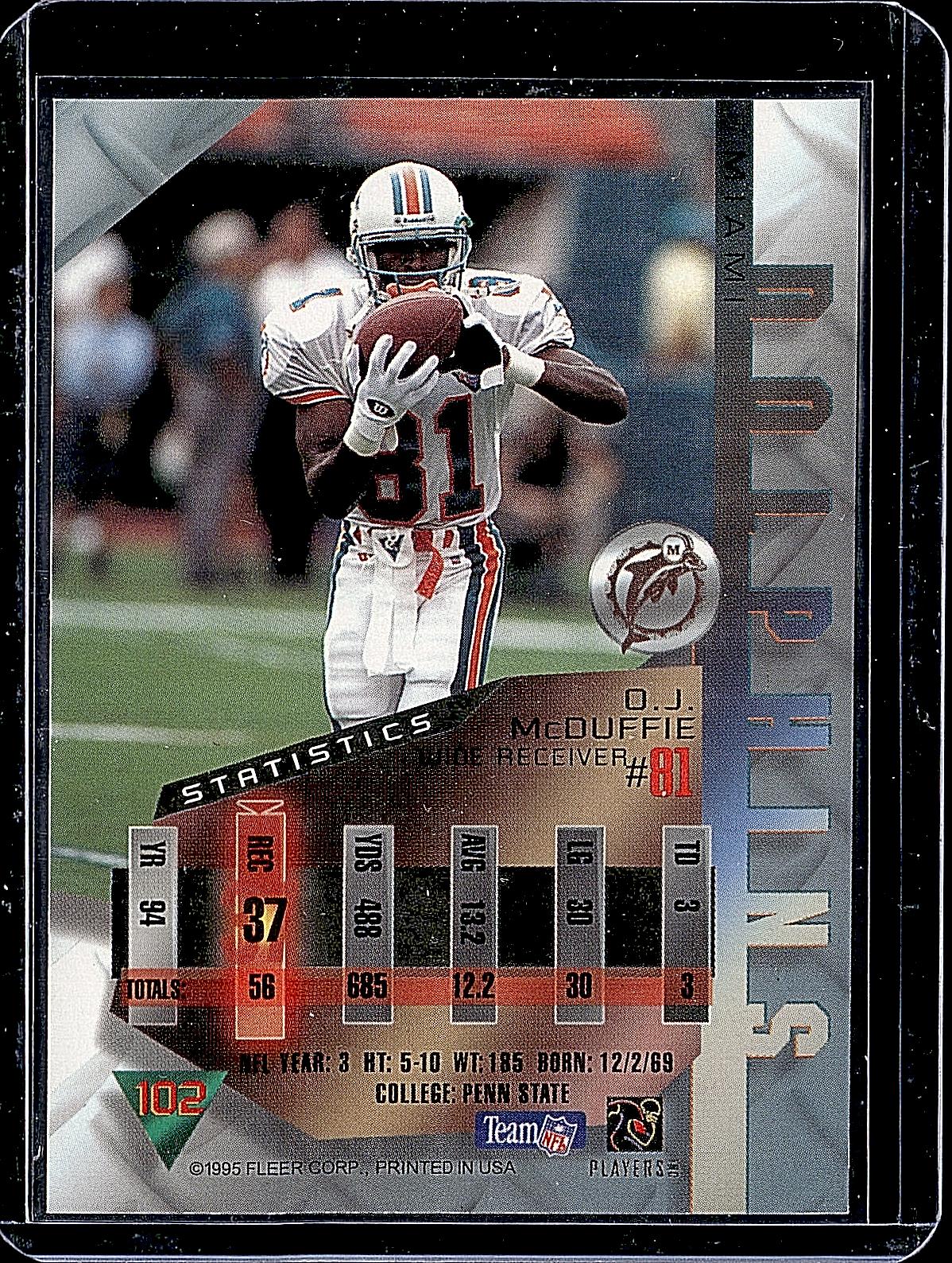 1995 Fleer #102 O.J. McDuffie