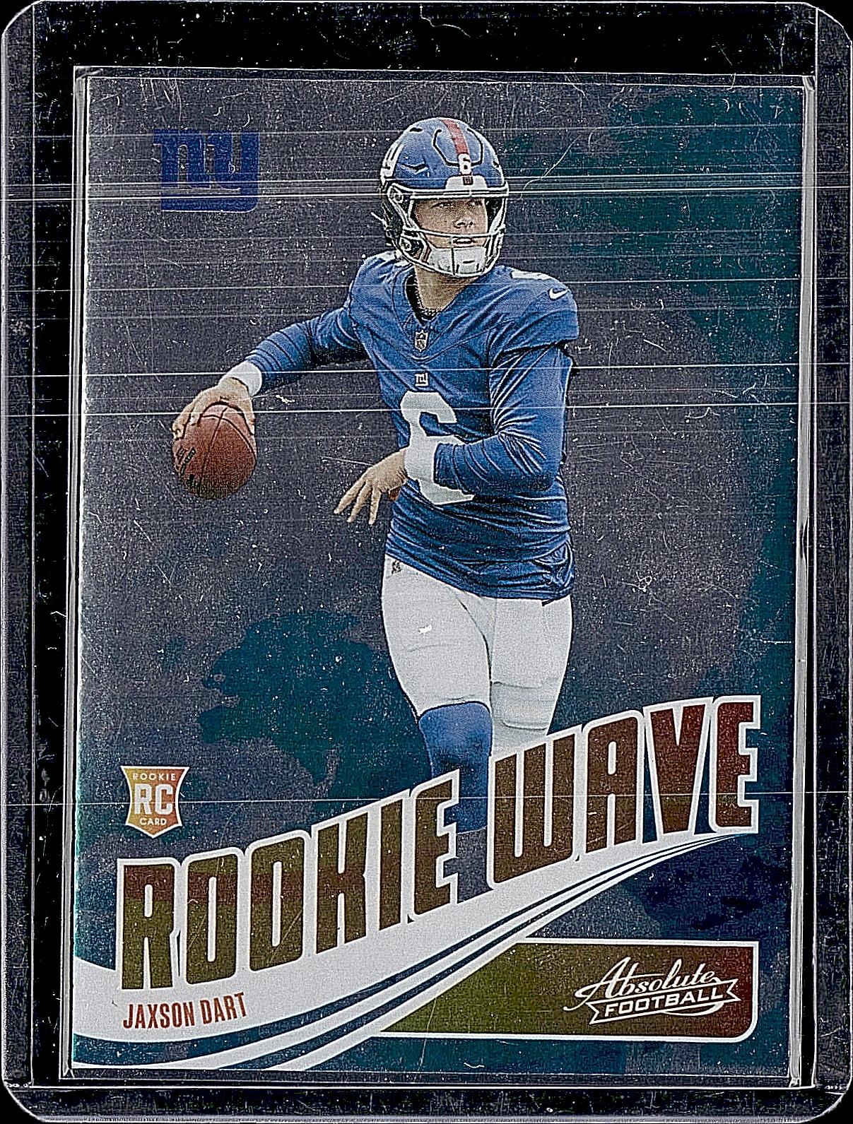 2025 Panini Absolute #RW-JDT Jaxson Dart Rookie Wave
