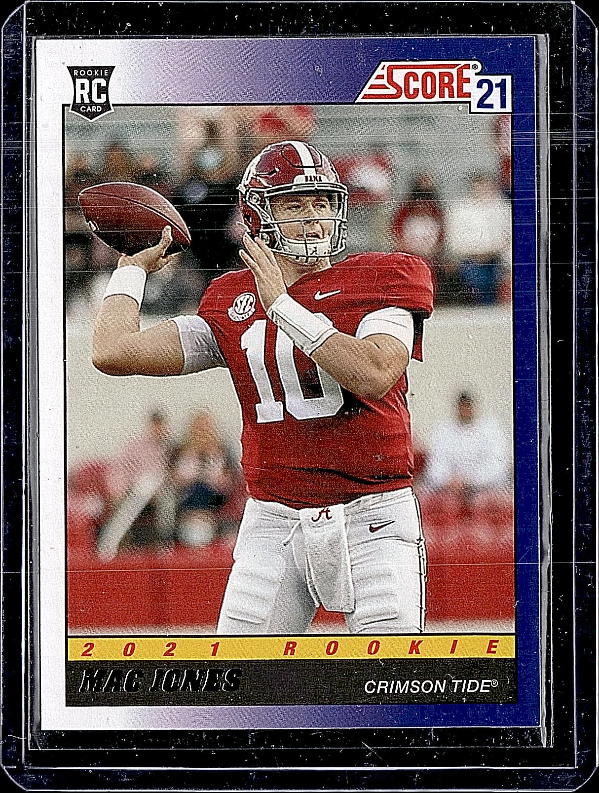 2021 Score #TB9 Mac Jones 1991 Throwback