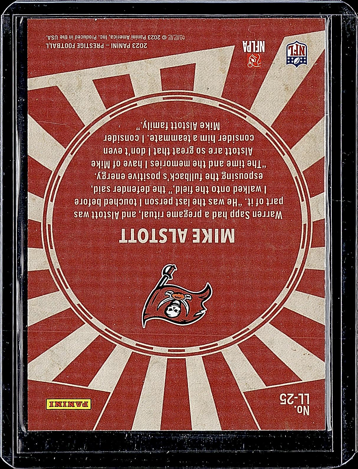 2023 Panini Prestige #LL-25 Mike Alstott Living Legends