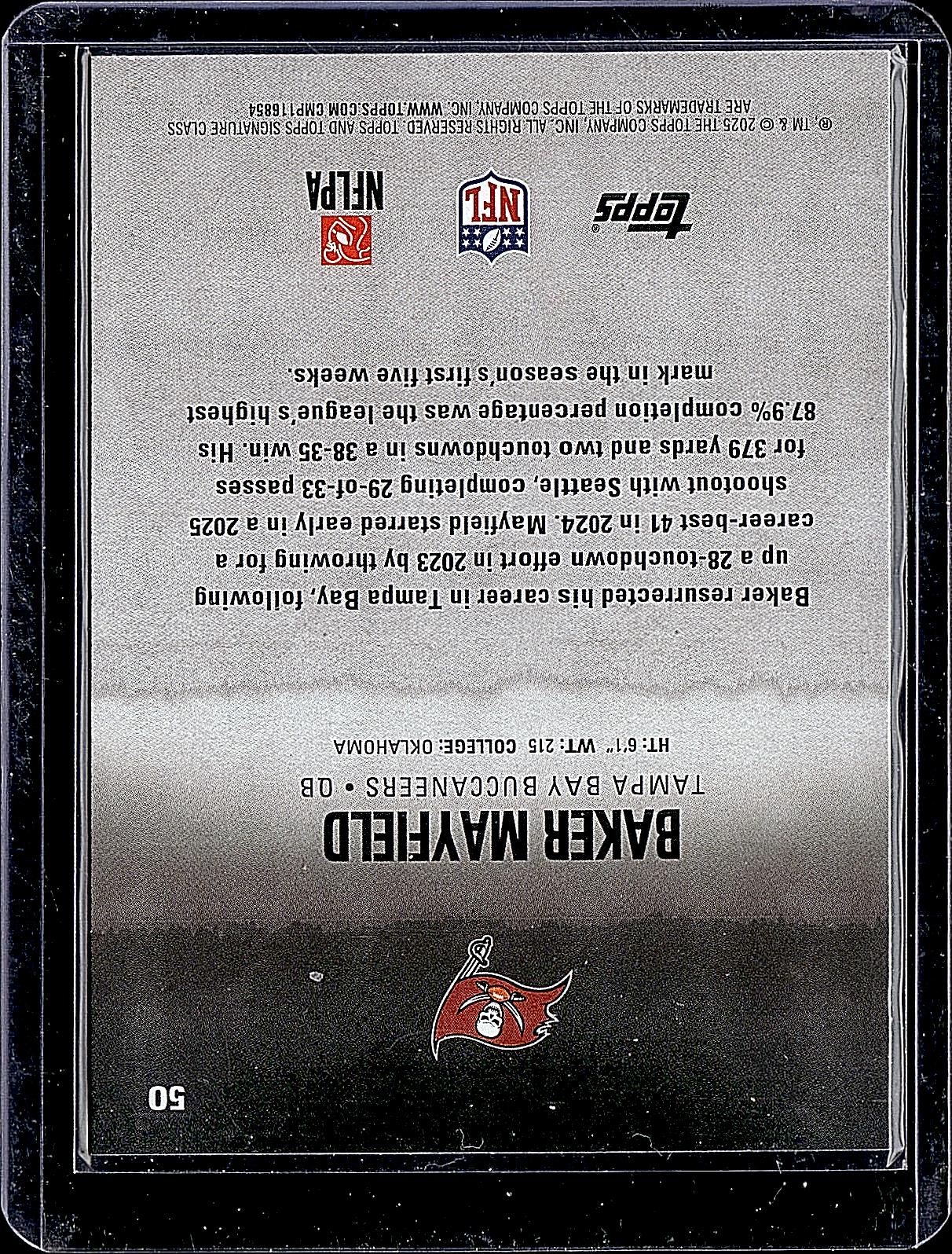 2025 Topps Signature Class #50 Baker Mayfield