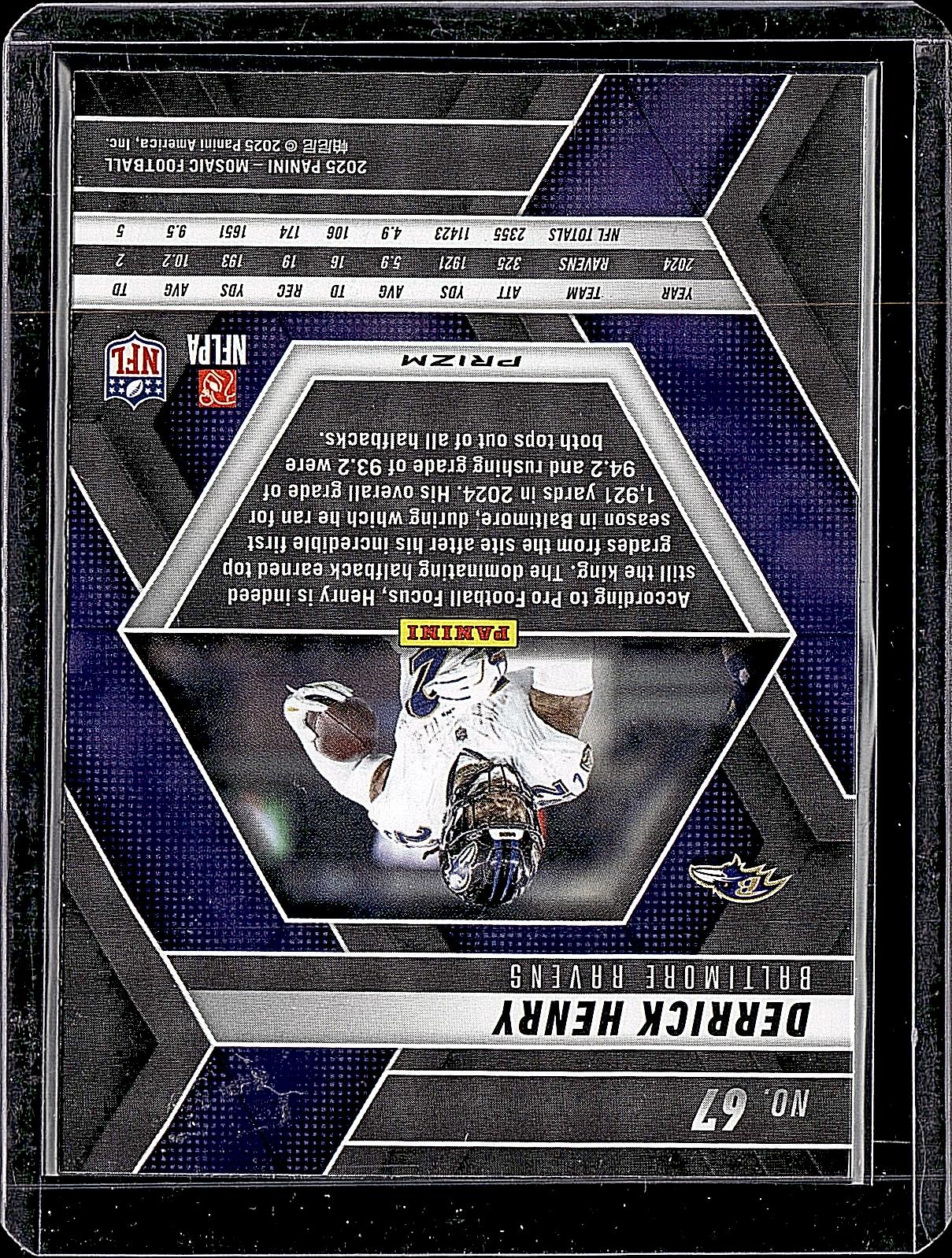 2025 Panini Mosaic #67 Derrick Henry Mosaic