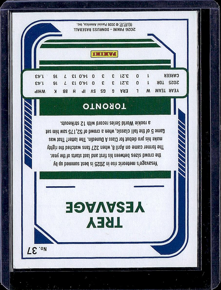 2025 Donruss #163 Trey Yesavage Liberty