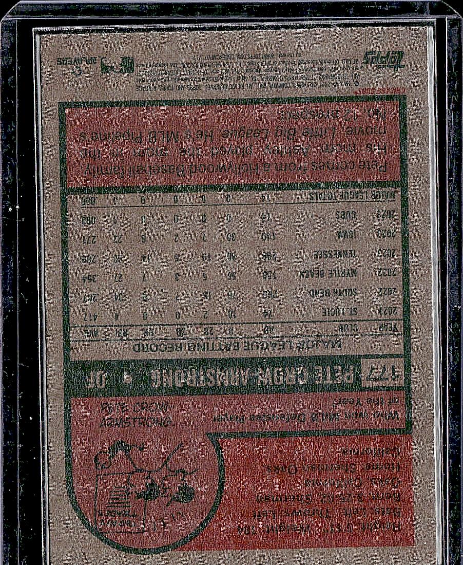 2024 Topps Heritage #OB-30 Pete Crow-Armstrong Oversized 1975 Topps Box Loaders