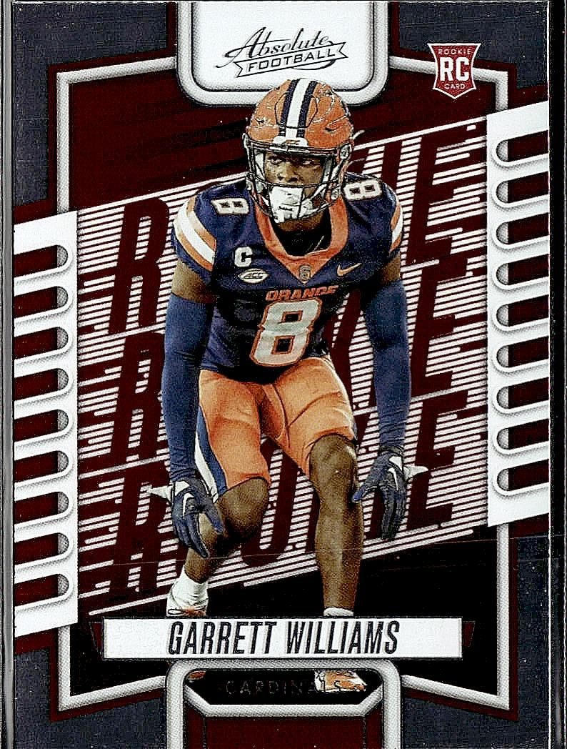 2023 Panini Absolute #179 Garrett Williams Yellow
