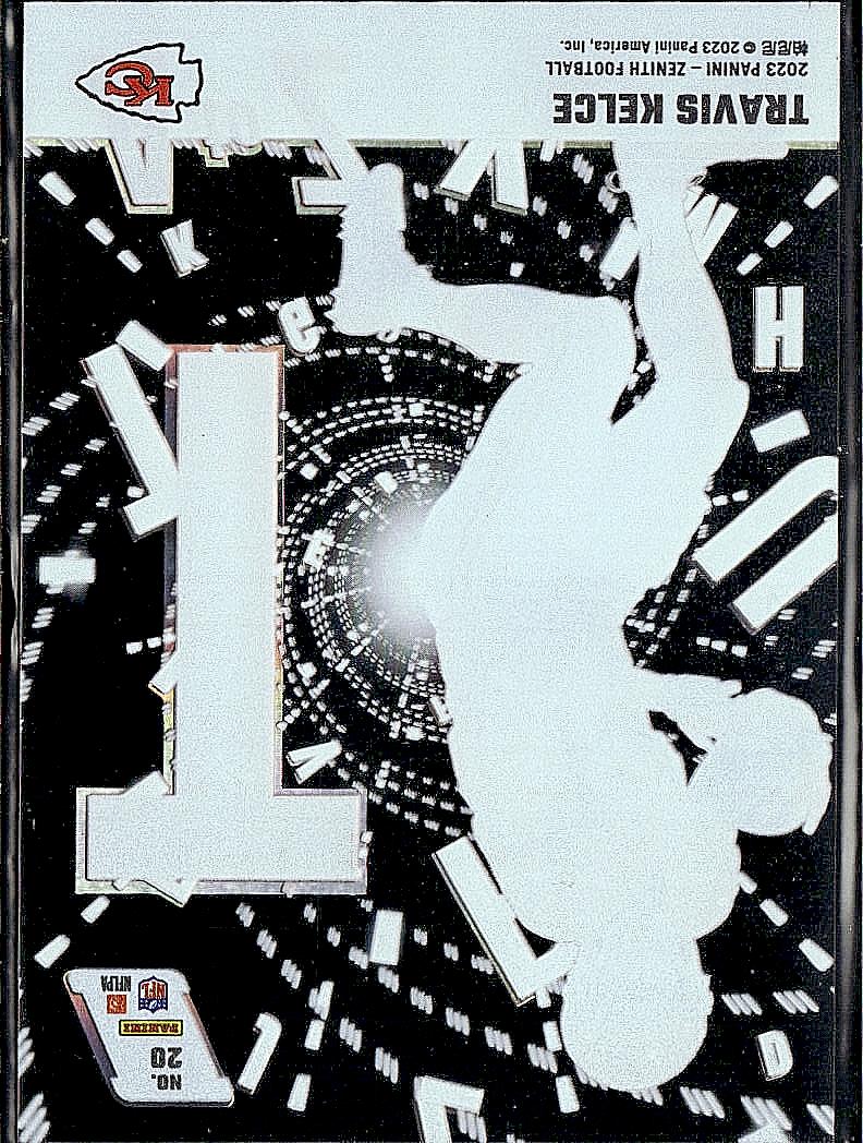 2023 Panini Zenith #20 Travis Kelce A to Z