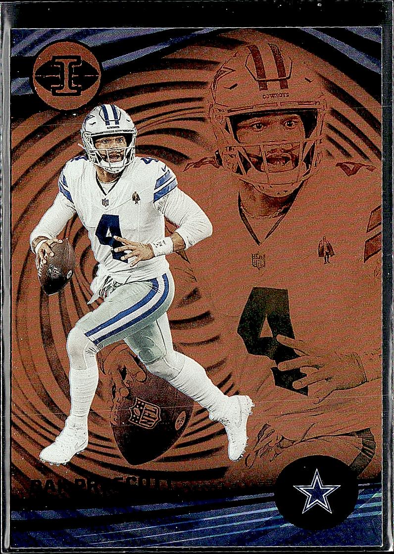 2023 Panini Illusions #27 Dak Prescott Orange Trophy Collection