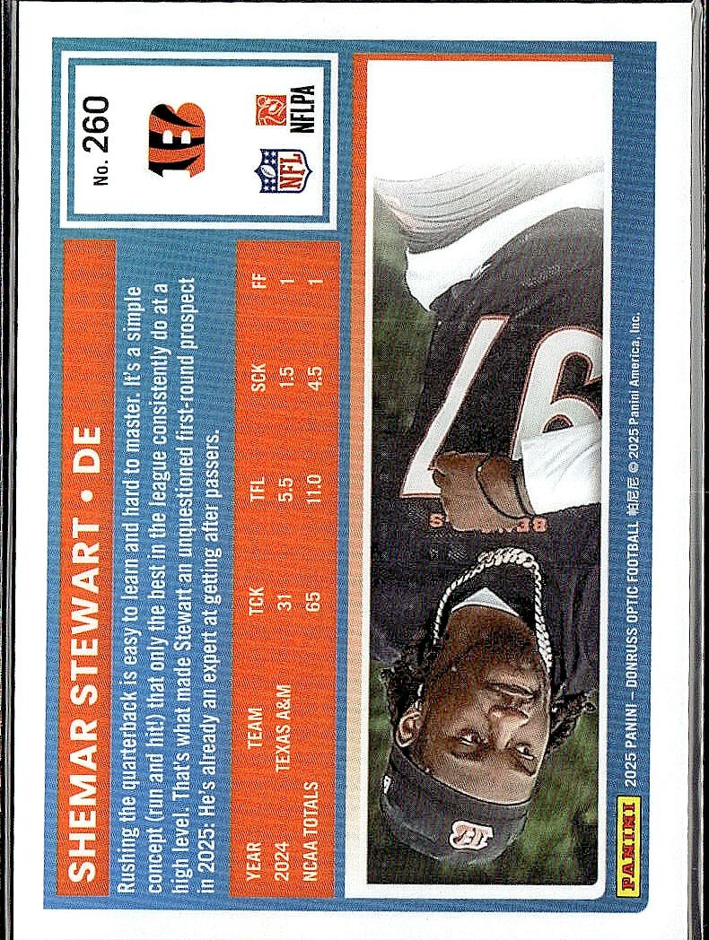 2025 Donruss Optic #260 Shemar Stewart