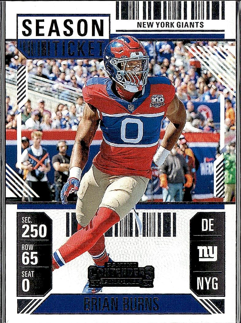 2024 Panini Contenders #74 Brian Burns