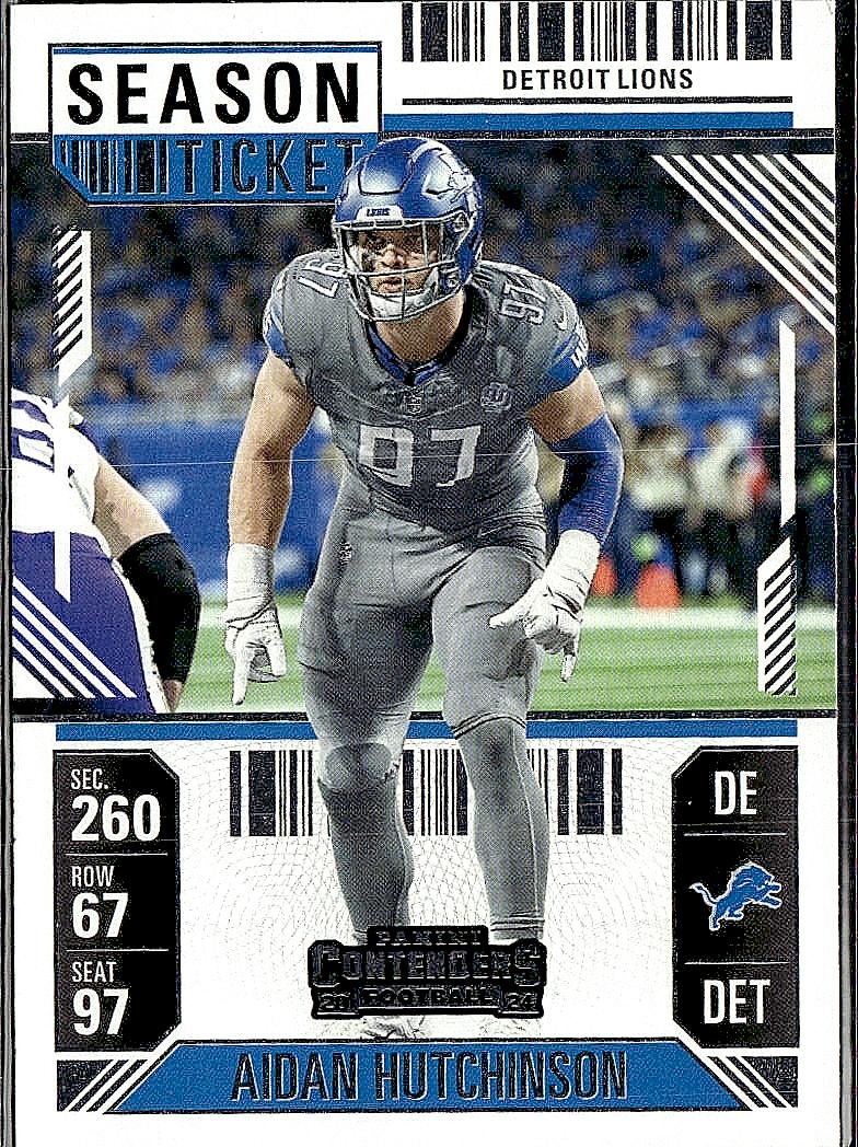 2024 Panini Contenders #34 Aidan Hutchinson Retail